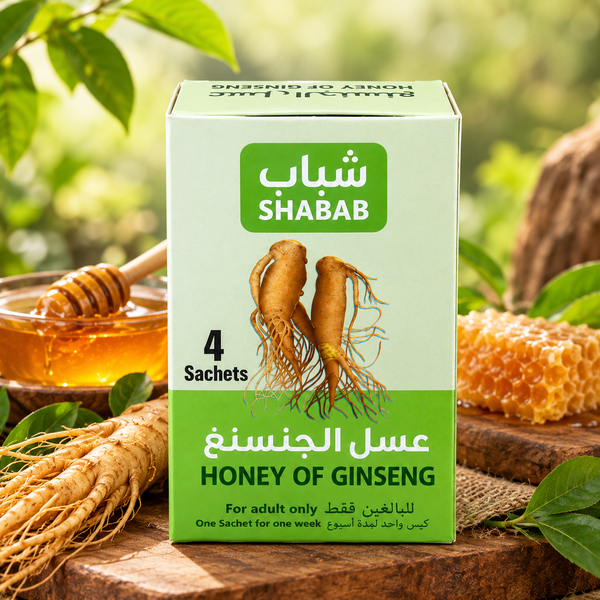 Shabab Honey of Ginseng – original ginseng honey, 4 sachets, price in Pakistan