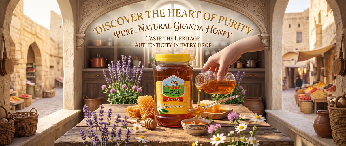 Discover the heart of purity — Granda Honey